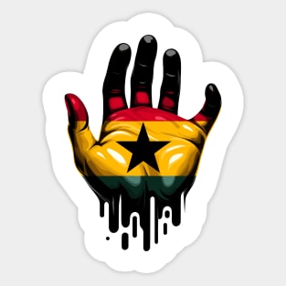 Ghana Flag Hand Sticker